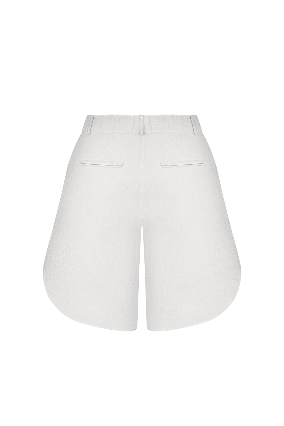 Льняні широкі шорти