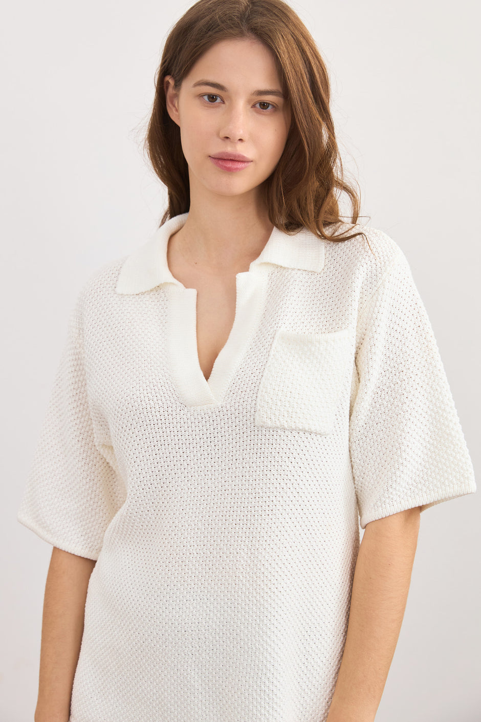 3D в'язаний костюм-поло