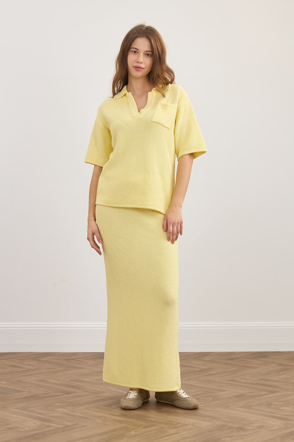 3D в'язана спідниця-костюм