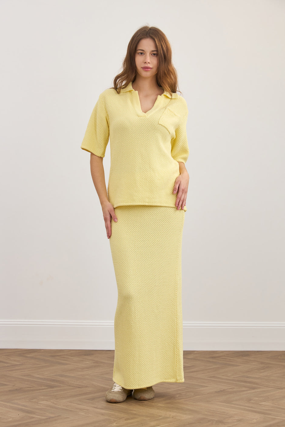 3D в'язана спідниця-костюм