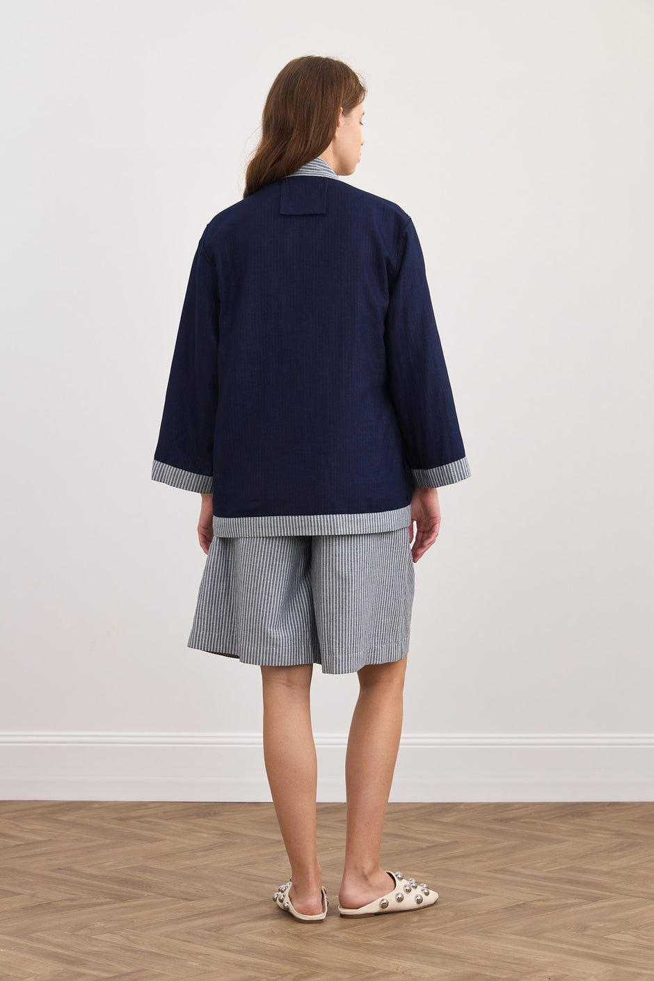 Двостороннє лляне кімоно