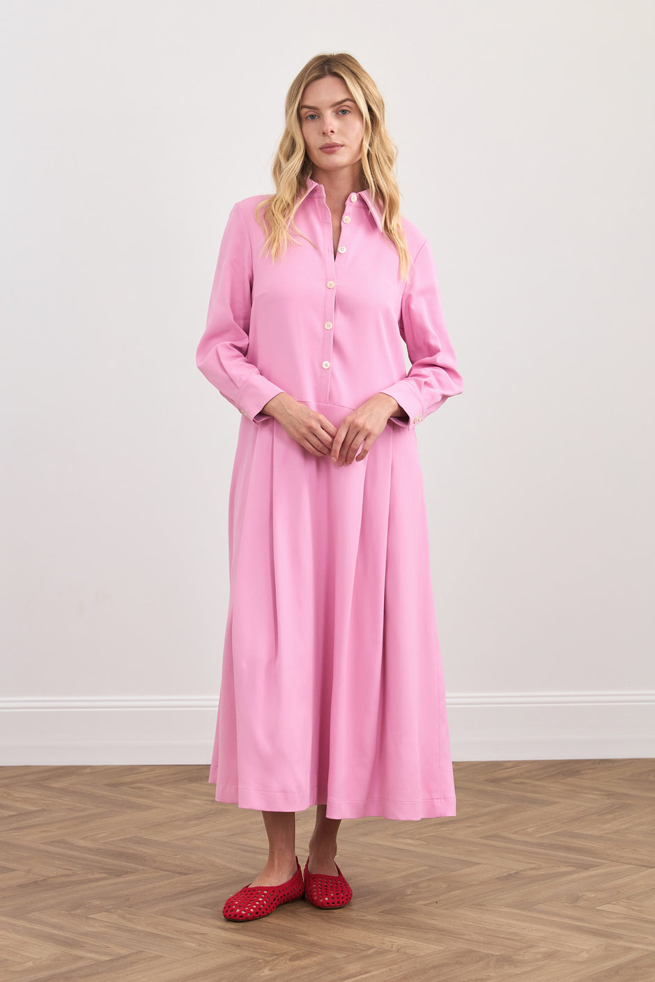 Рожева сукня