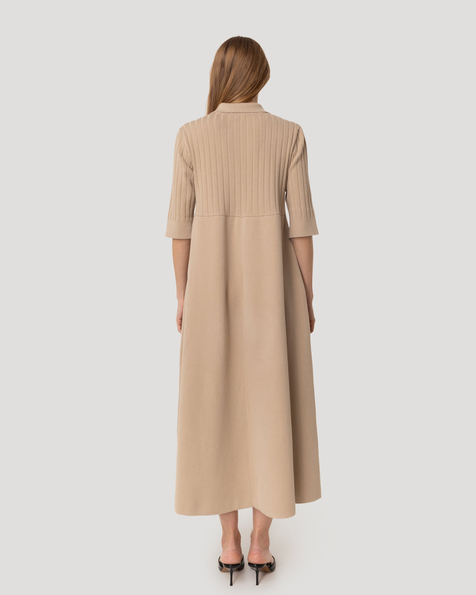 Трикотажна сукня-поло