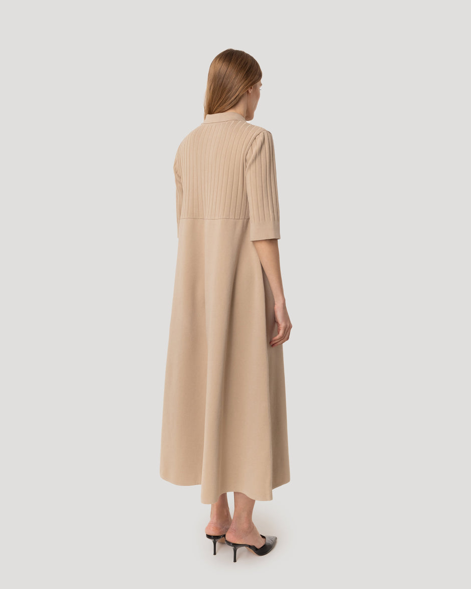 Трикотажна сукня-поло