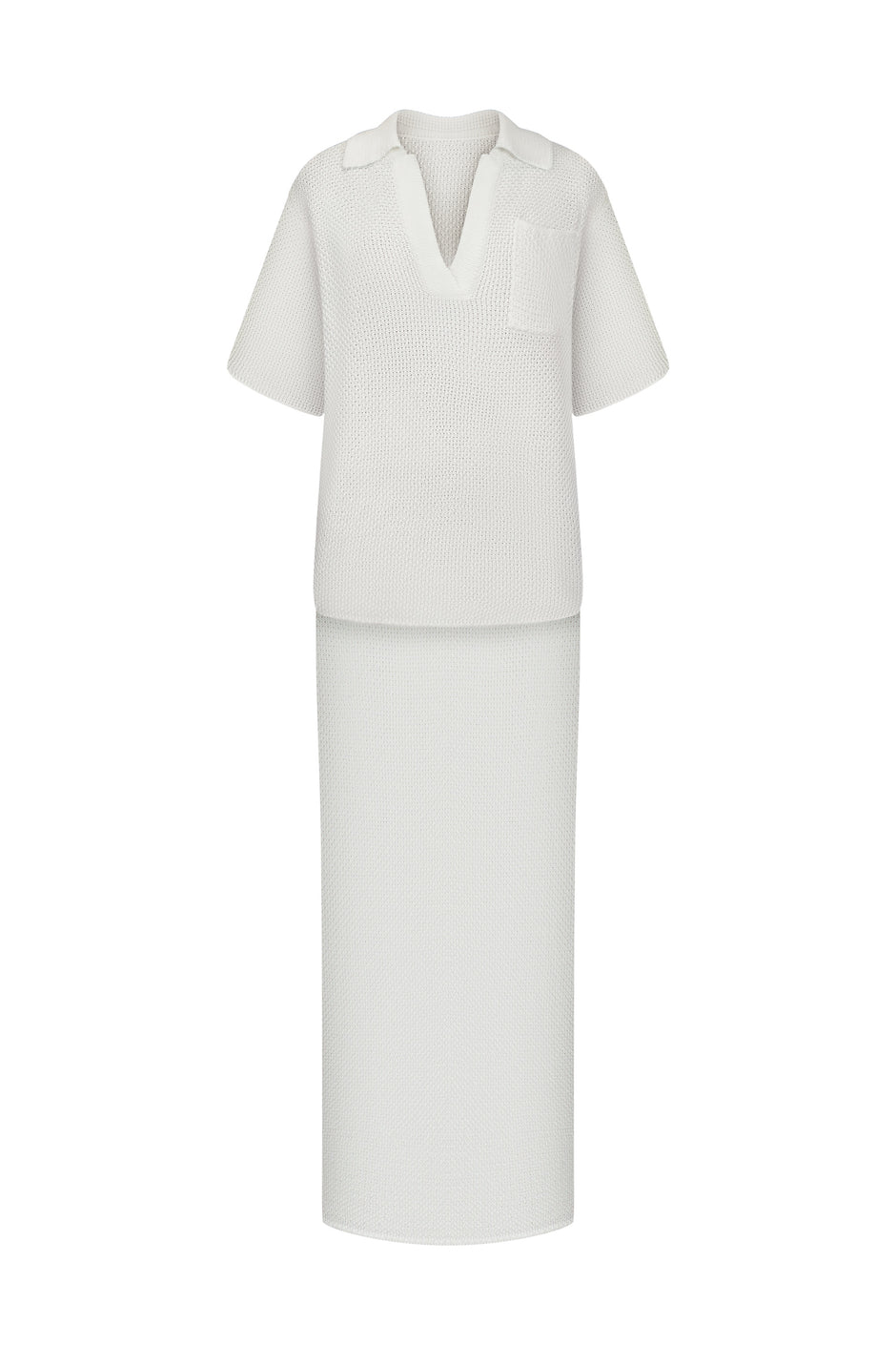 3D в'язаний костюм-поло