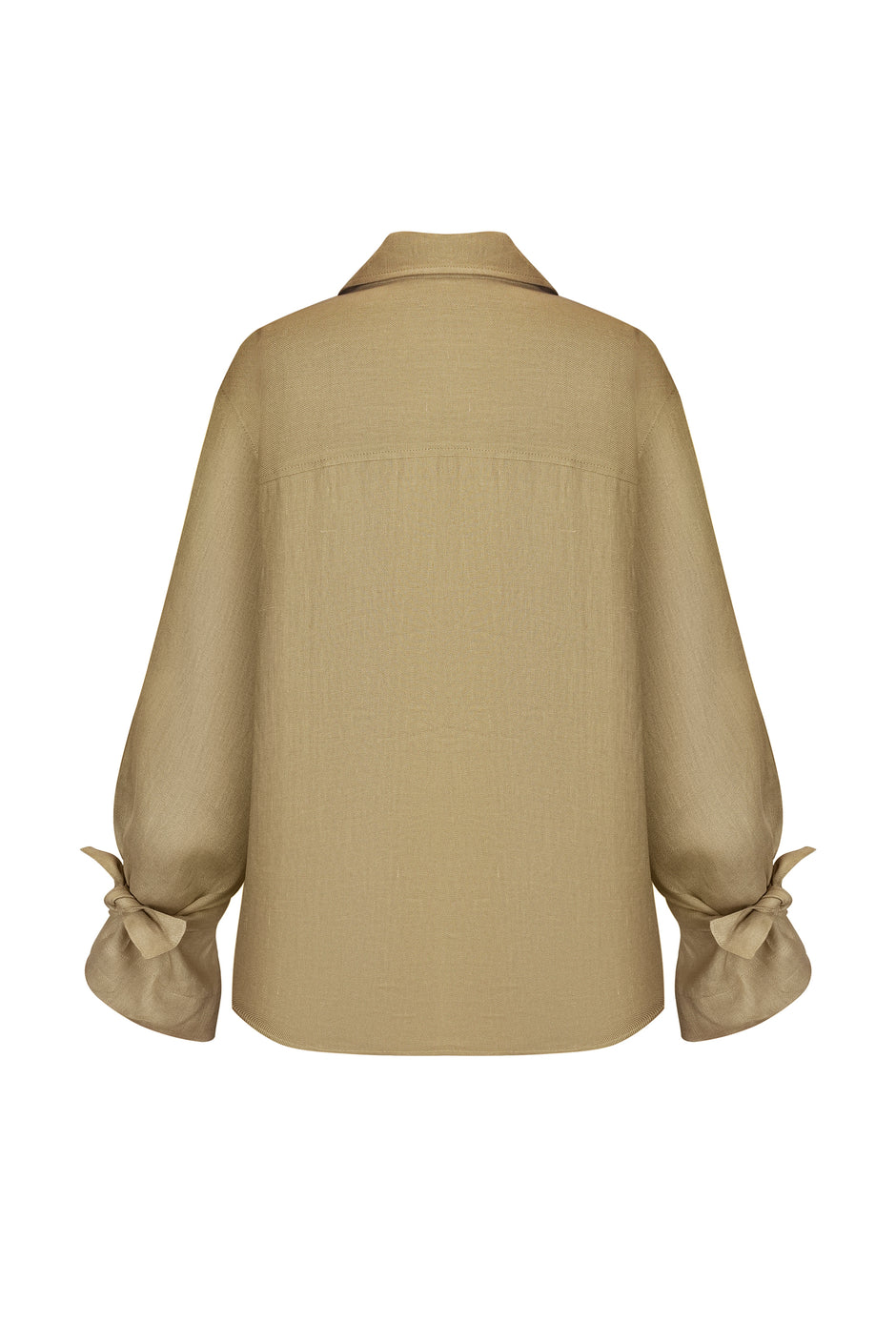 Вишита вручну лляна верхня сорочка