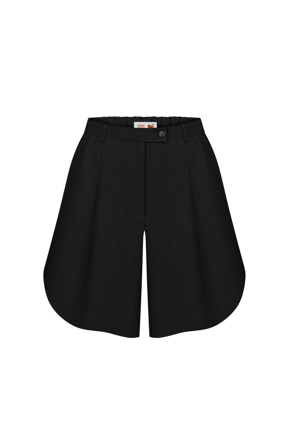 Льняні широкі бермуди